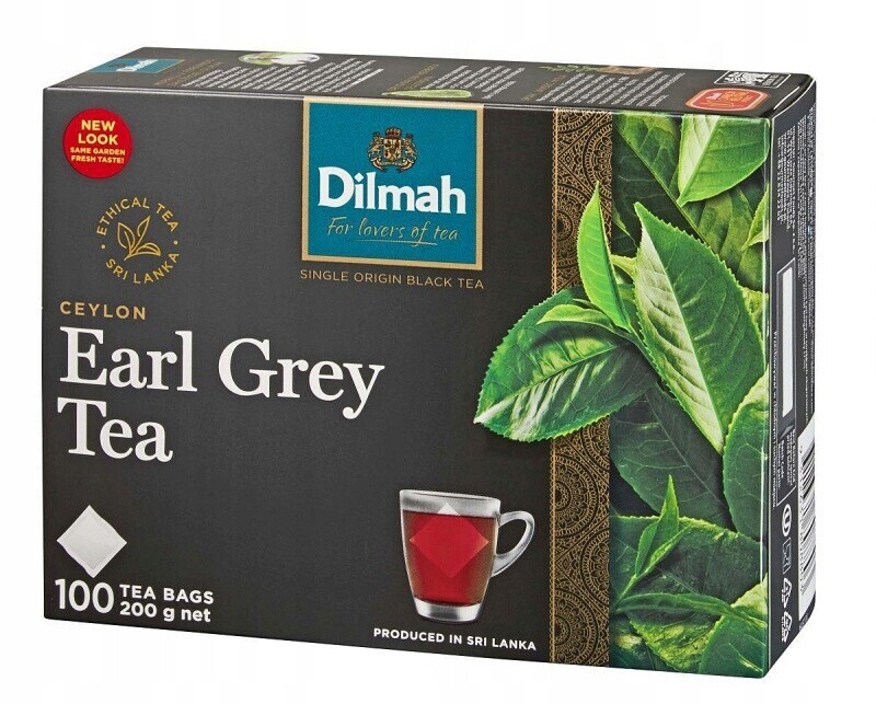 Čaj na vaření Tradiční Dilmah Earl Grey Balení 100 sáčků