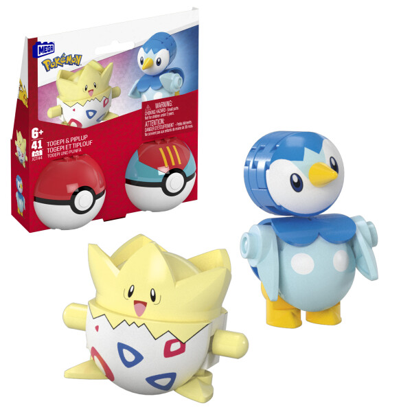 Mega Pokémon Pokéball - Piplup & Togepi