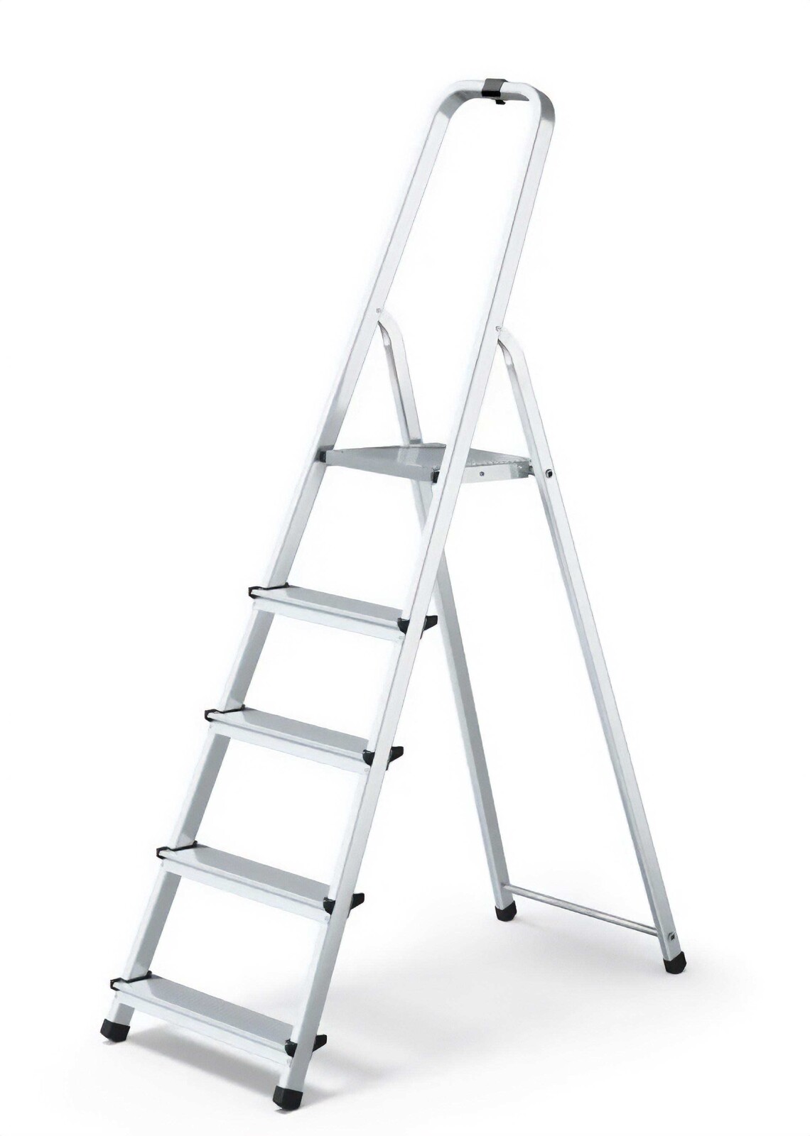 Schůdky hliník 1x5 příčky 125kg  DRABEST