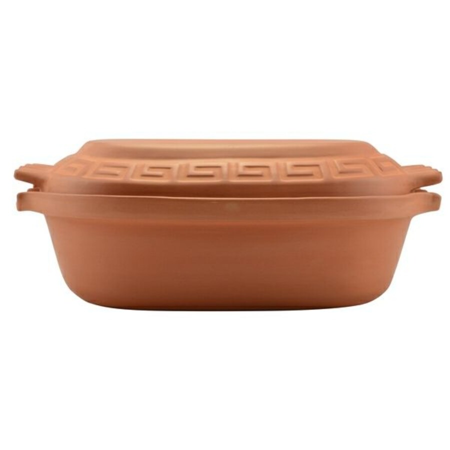 SKVELER Pekáč římský keramika neglazovaný 40,5x27x14cm 6L