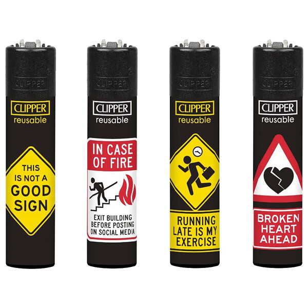 Zapalovač Clipper CP11RH Funny Signs