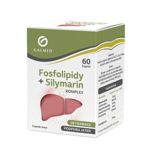 GALMED Fosfolipidy + Silymarin komplex 60 kapslí