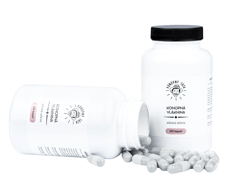 KONOPNÝ TÁTA Konopná vláknina 120 kapslí