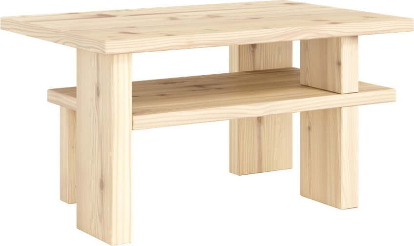 Konferenční stolek z borovicového dřeva v přírodní barvě 45x68 cm Japan – Karup Design