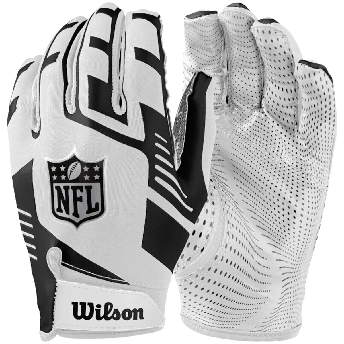 Wilson  NFL Stretch Fit Receivers Gloves  Bílá