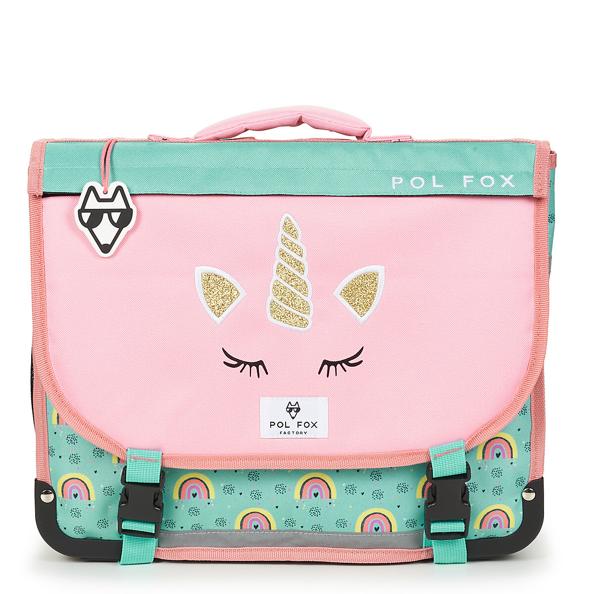 Pol Fox  CARTABLE 38 CM RAINBOW  ruznobarevne
