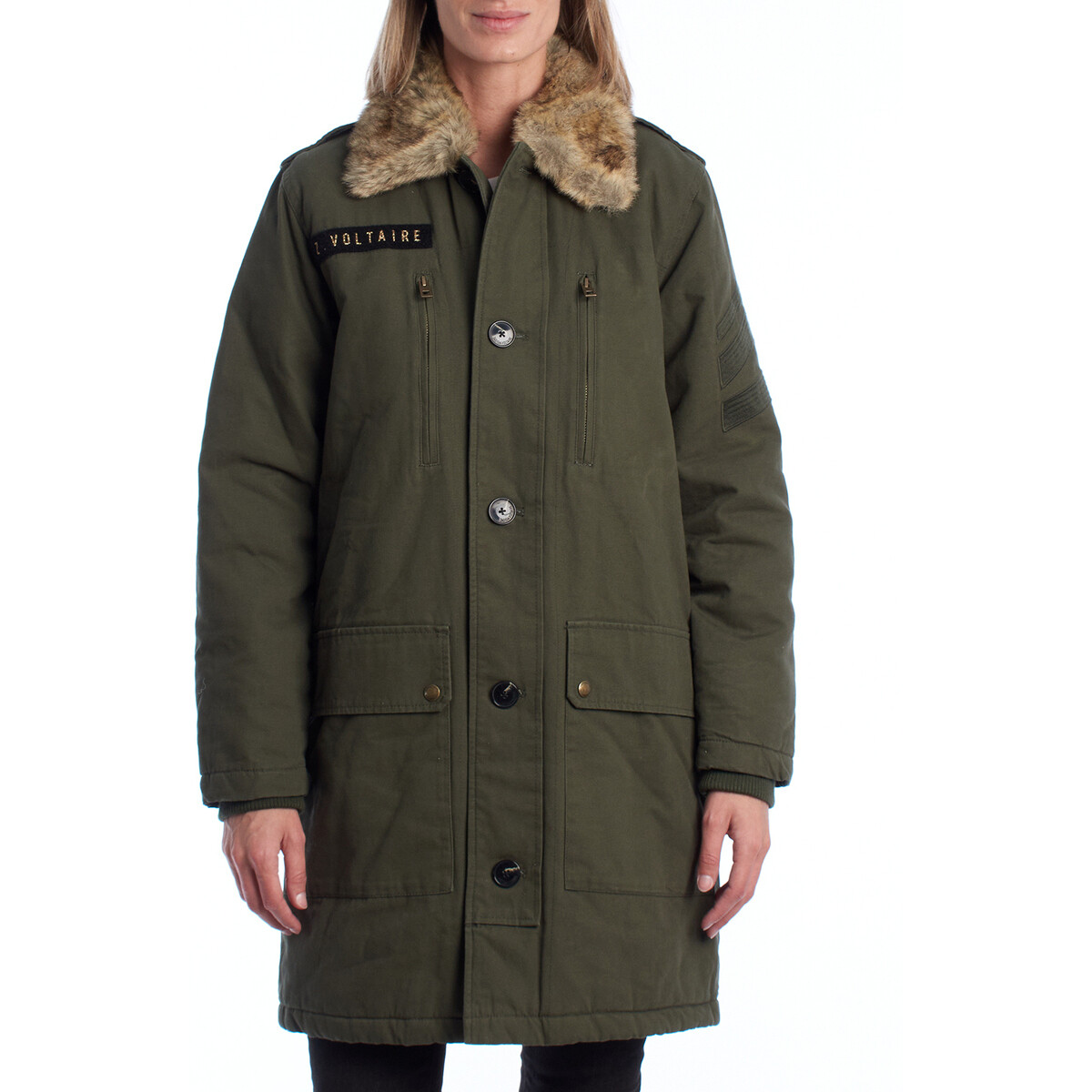 Zadig & Voltaire  WKCD2902F-KAKI  Zelená