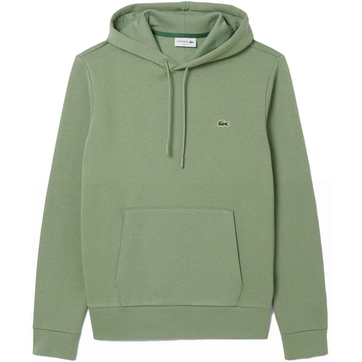 Lacoste  Fleece Hoodie Pastel Green  Zelená
