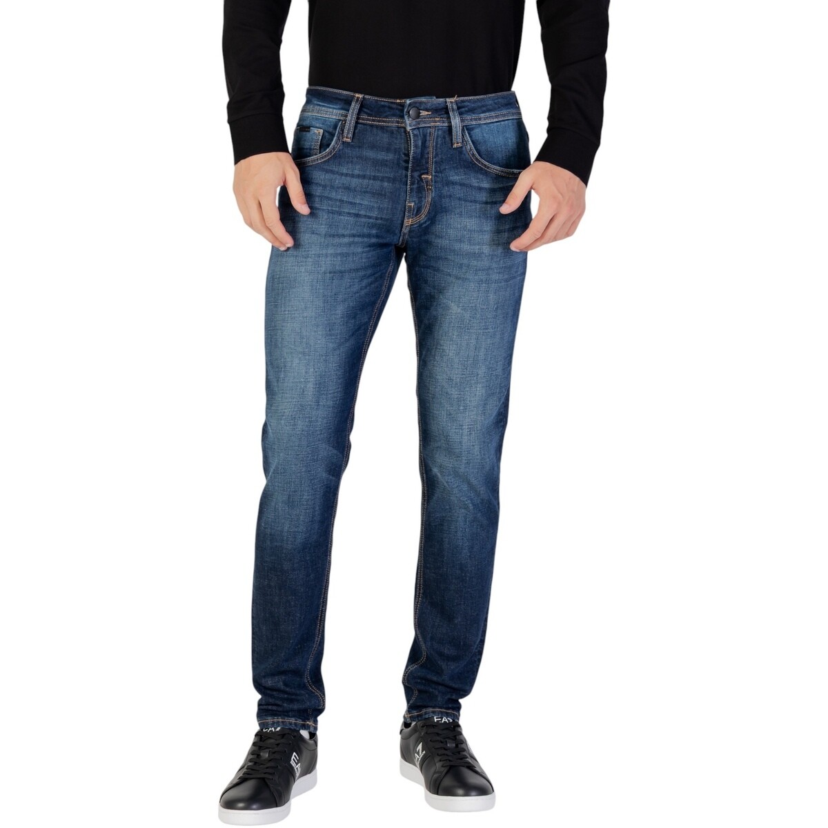 Antony Morato  KURT COMFORT TAPERED FIT MMDT00282-FA750607  Modrá