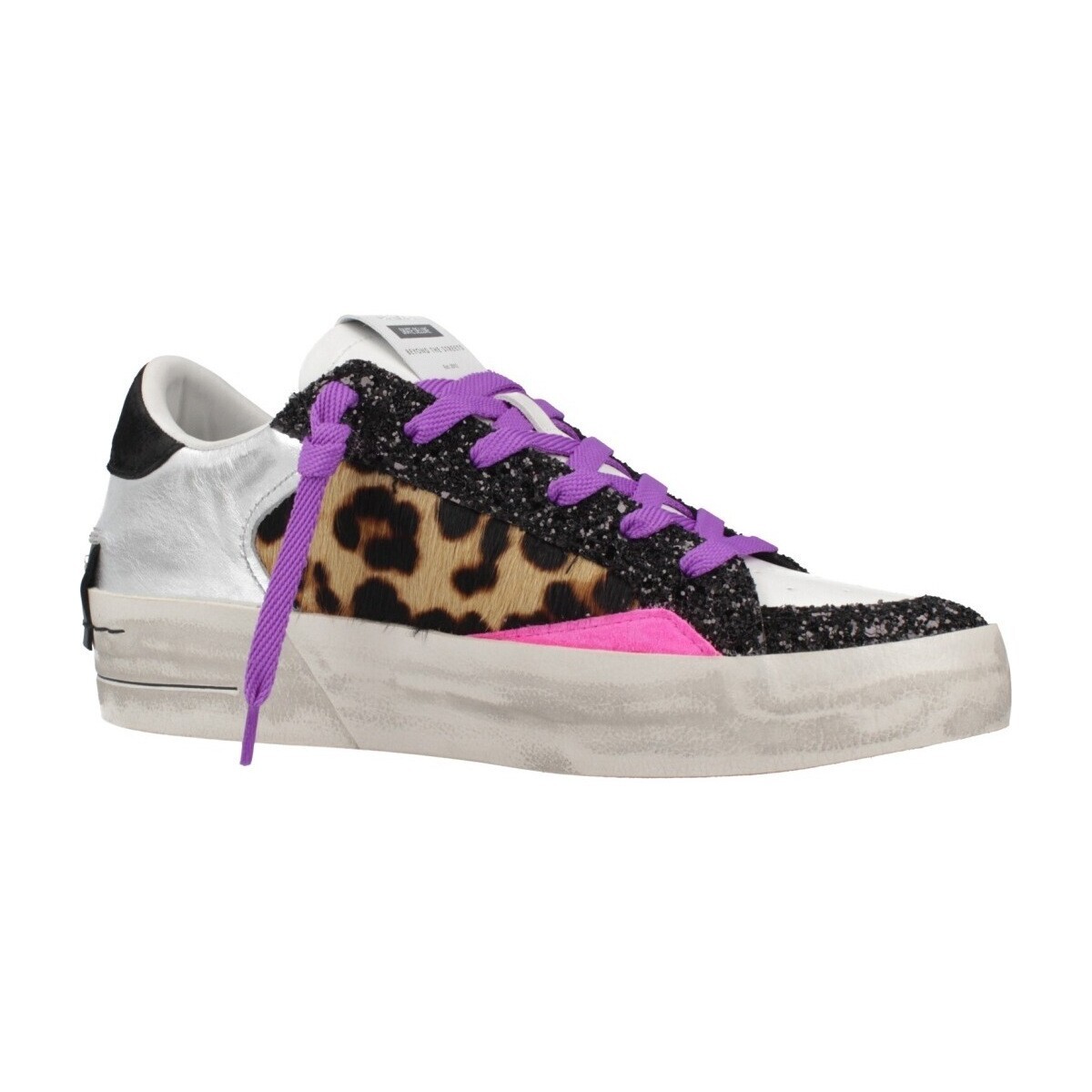 Crime London  SK8 DELUXE WEDGE  ruznobarevne