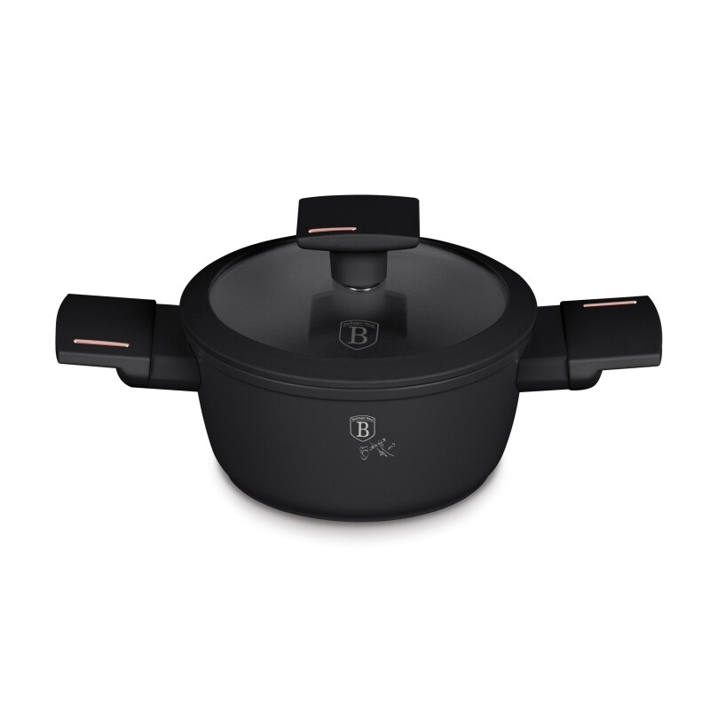 BERLINGERHAUS Kastrol s titanovým povrchem a poklicí pro děti 14 cm Monaco Collection BH-8285
