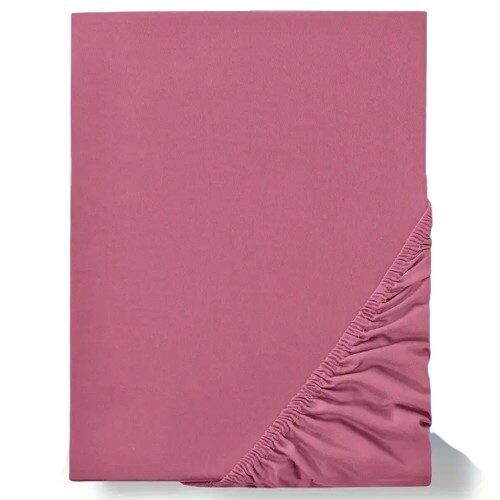 Napínací prostěradlo 180 x 200 - Starorůžová