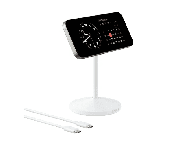 Anker MagGo A25X1 Bezdrátový nabíjecí stojánek 15W bílá