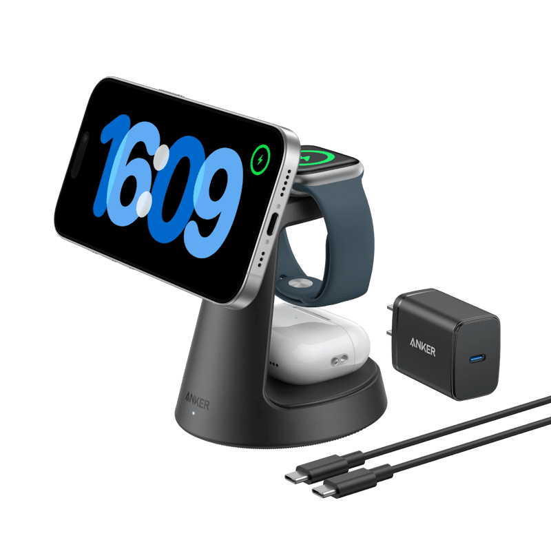 Anker MagGo B25M4 Bezdrátová nabíječka 15W černá