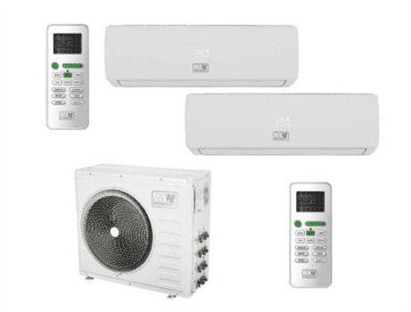Multisplitová klimatizace sestava MW Power OMEGA ODU 18K2 G3 + 2X OMEGA WM 12K V2