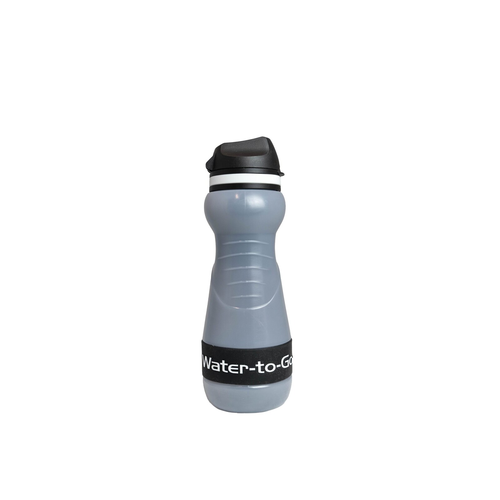 Láhev filtrační Water-To-Go Eco Active 550 ml - průhledná-černá