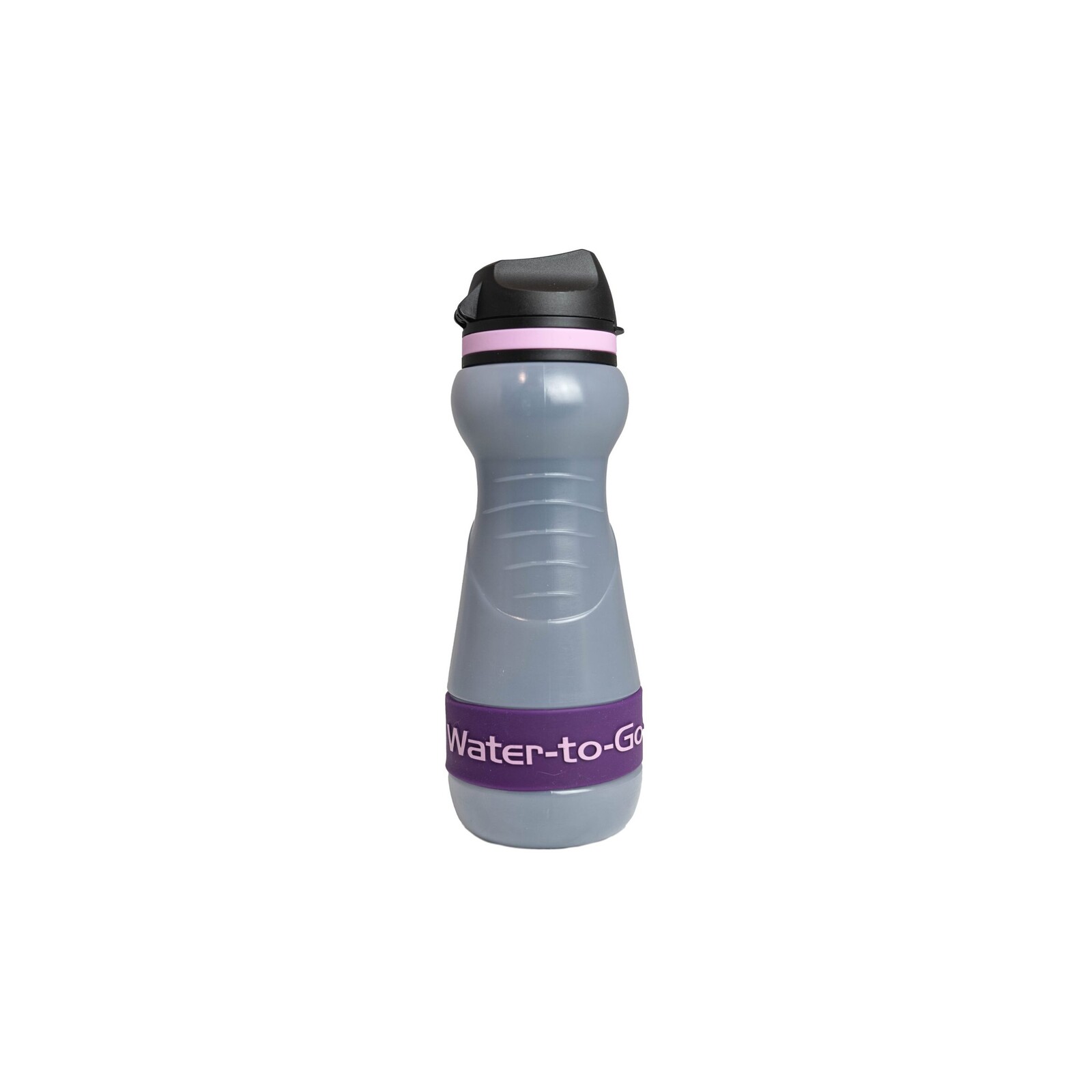 Láhev filtrační Water-To-Go Eco Active 550 ml - průhledná-fialová