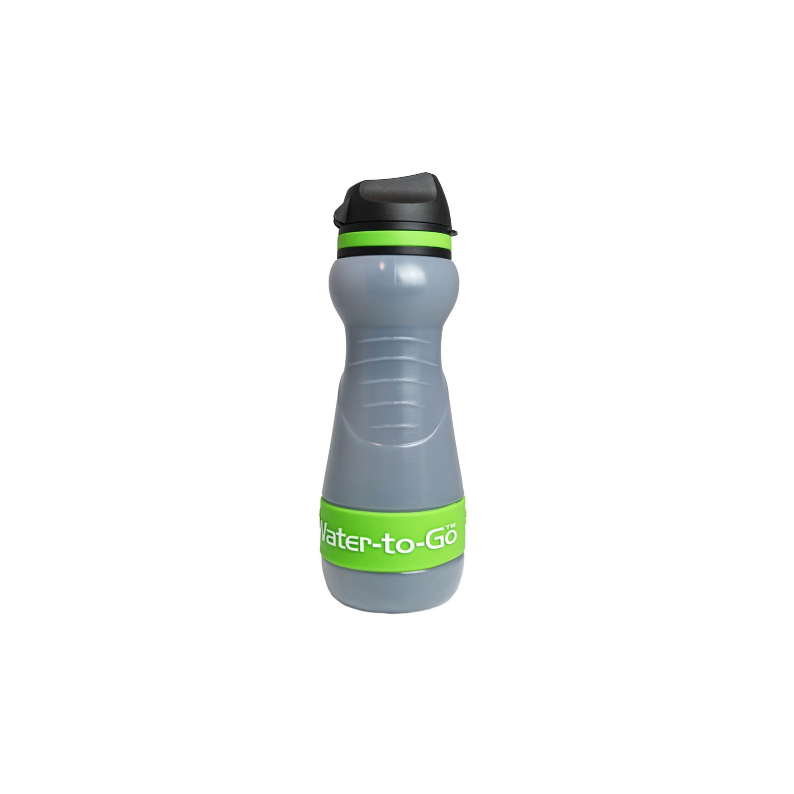 Láhev filtrační Water-To-Go Eco Active 550 ml - průhledná-zelená