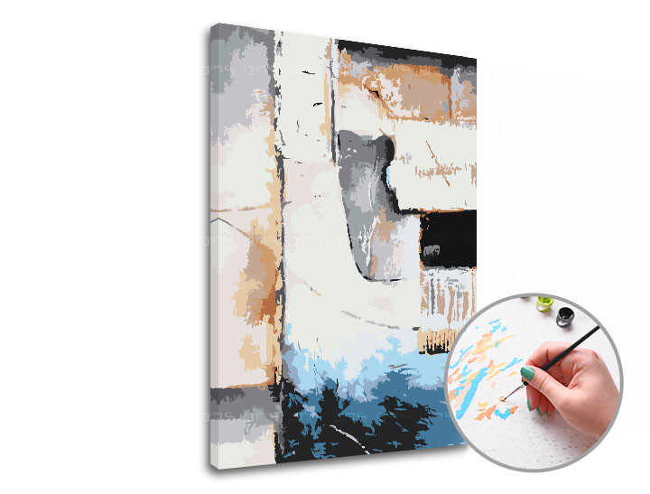 Malování podle čísel ZTRACENÁ CESTA | low difficulty