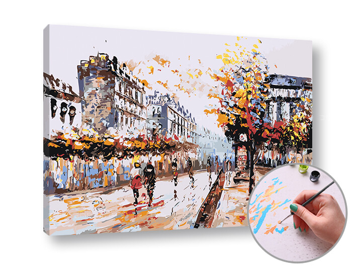 Malování podle čísel ULICE | high difficulty