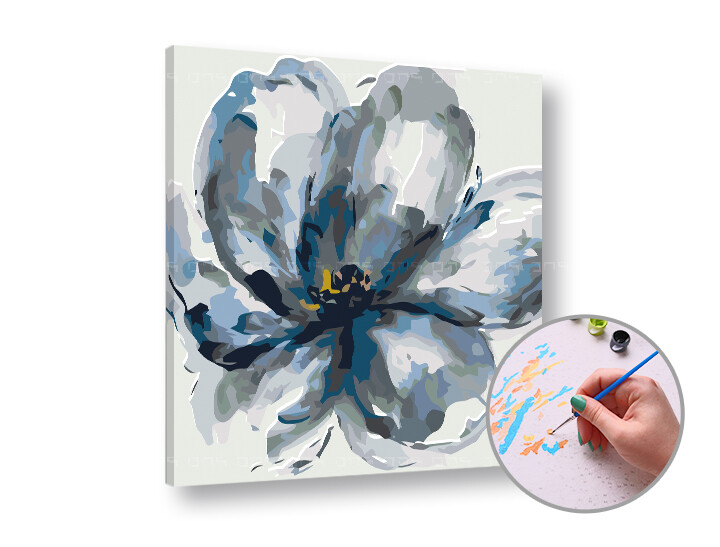 Malování podle čísel MYSTICKÁ KVĚTINA | low difficulty