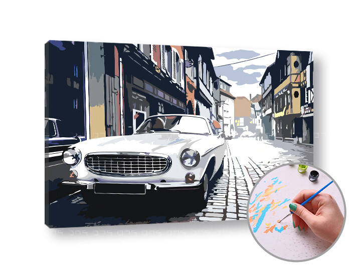 Malování podle čísel MĚSTO ČTYŘI | low difficulty