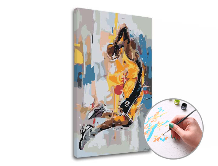 Malování podle čísel KOBE BRYANT MEMORY | low difficulty