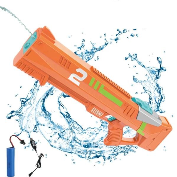 IQ models Elektrická vodní pistole Strong 528 s automatickým nasáváním oranžová