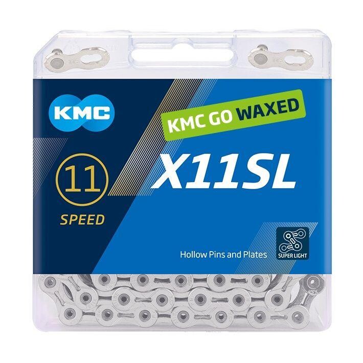 Kmc X11 SL Stříbrný Waxed BOX řetěz