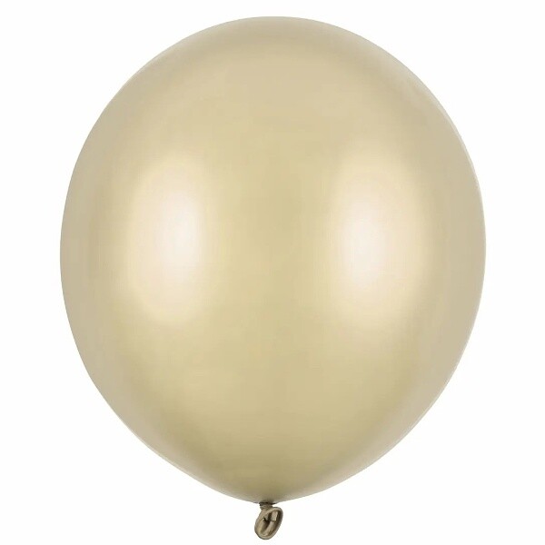 Balónky latexové metalické zlaté 43 cm 25 ks
