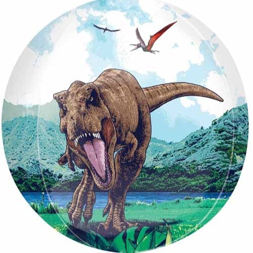 Balónek fóliový Jurský park orbz XL 38x40 cm