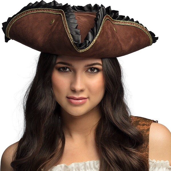 Klobouk dámský pirátský Evalyn