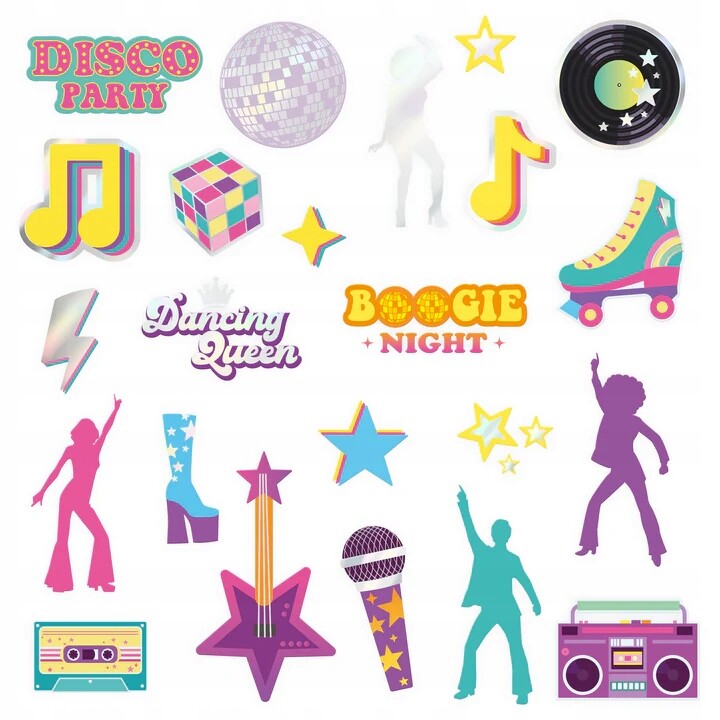 Tetování Retro Disco 23 ks