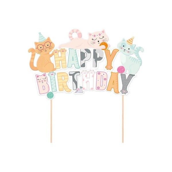 Zápich na dort HB Kočky