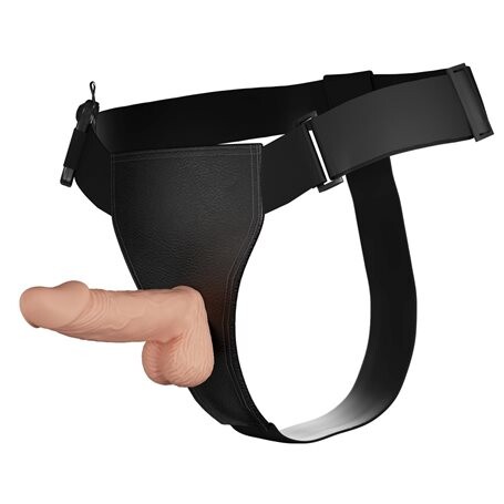 Připínací vibrátor BAILE Strap On Vibrator 17 cm Baile