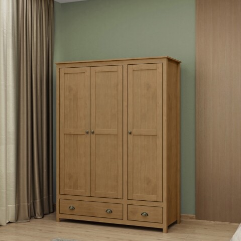 Skříň 3dveřová TOPAZIO dub 206282D Idea