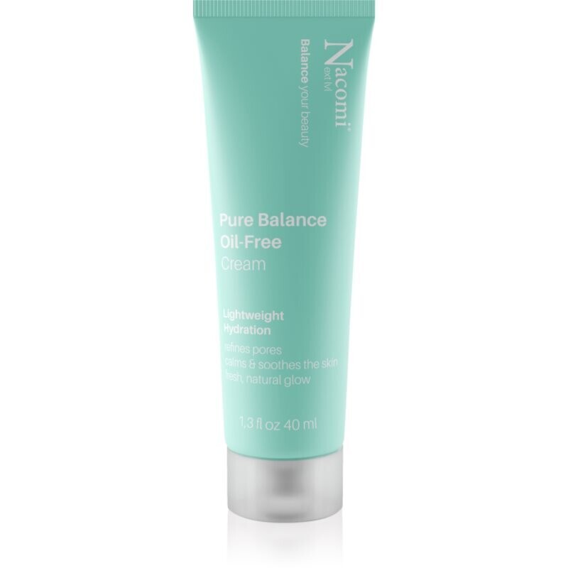 Nacomi Next Level Pure Balance nemastný hydratační krém pro mastnou a smíšenou pleť 40 ml