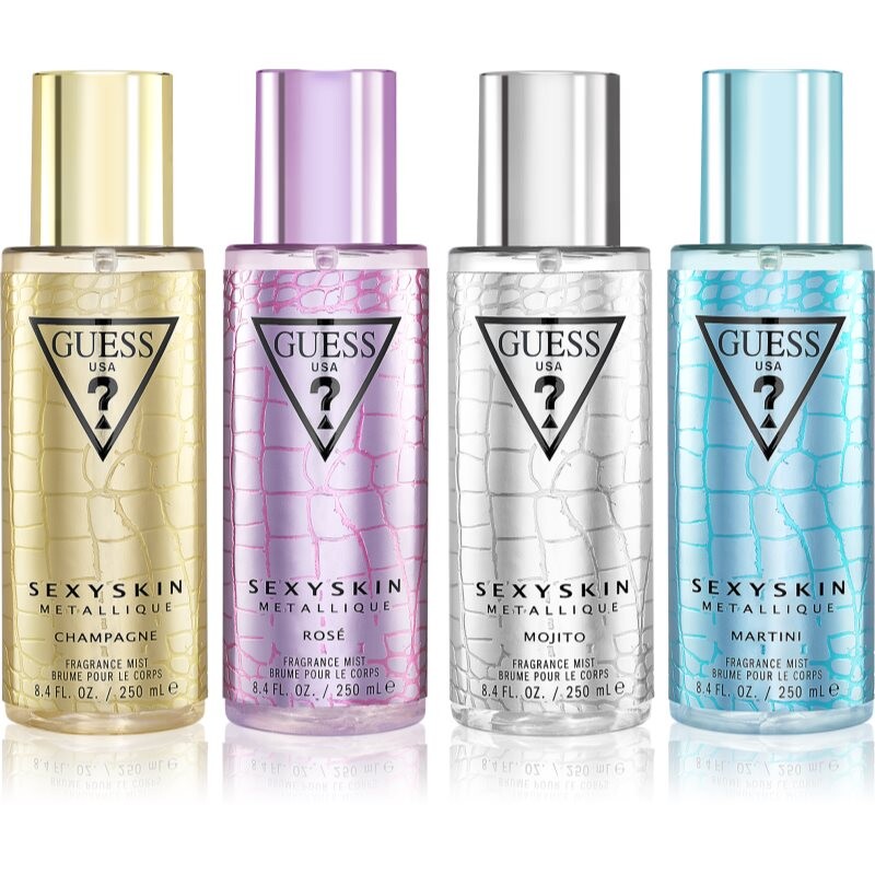 Guess Sexy Skin Metallique Rosé tělový spray pro ženy 250 ml