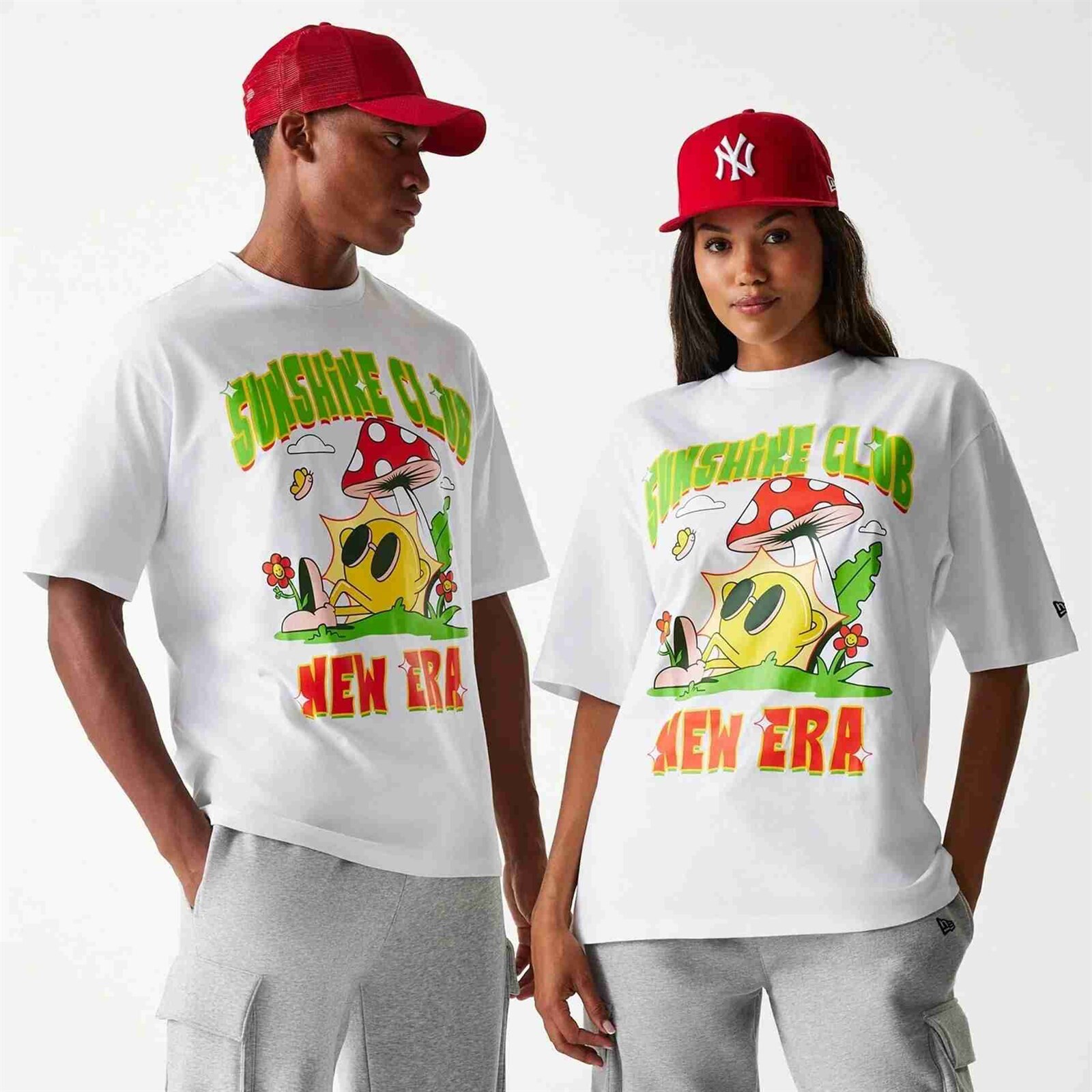 triko NEW ERA - Outdoor graphic os tee (WHI) velikost: XXL