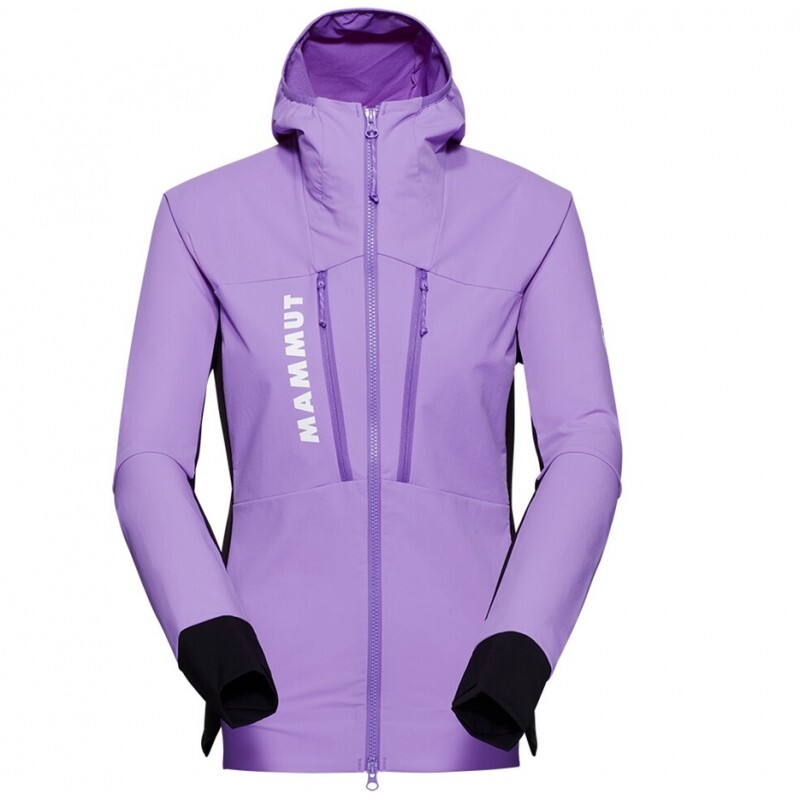 Mammut Dámská hybridní bunda Mammut Aenergy SO s kapucí Lavandin