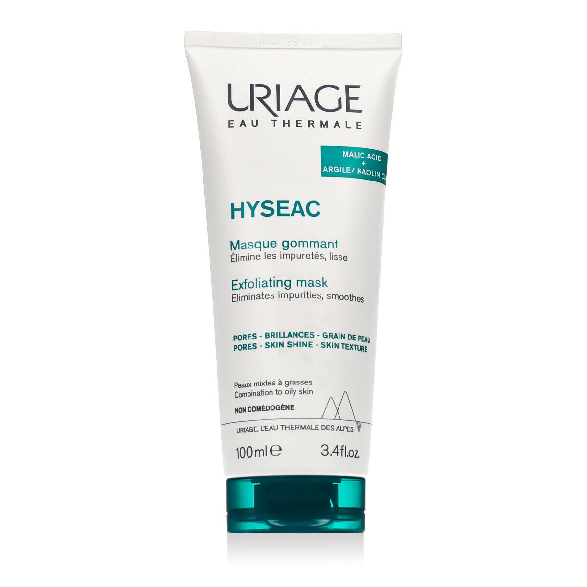 Uriage Hyséac Exfoliating Mask peelingová maska pro smíšenou až mastnou pleť 100 ml unisex