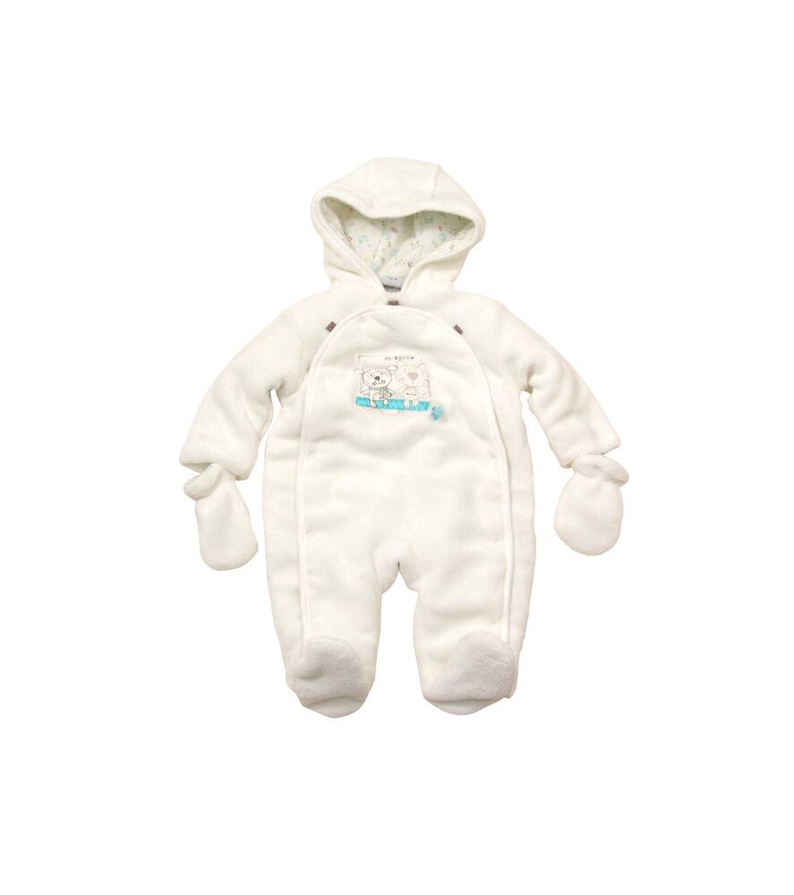 overal chlupatý kojenecký, Pidilidi, PD492, béžová - 56/62 | 0-3m