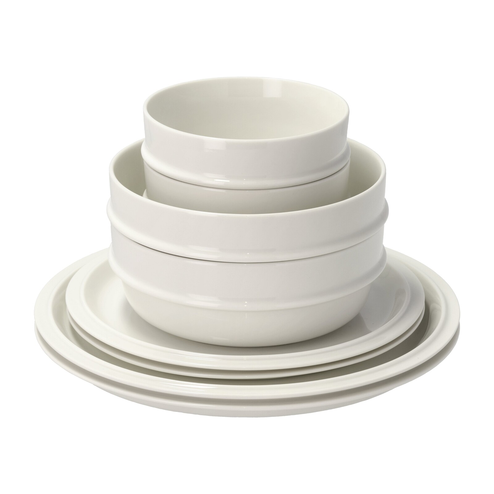 Sada nádobí EAU, sada 8 ks, bílá, porcelán, Zone Denmark