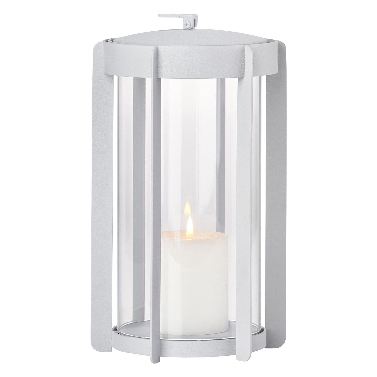 Lucerna FIREFLY 25 cm, jemně šedá, ocel, Zone Denmark