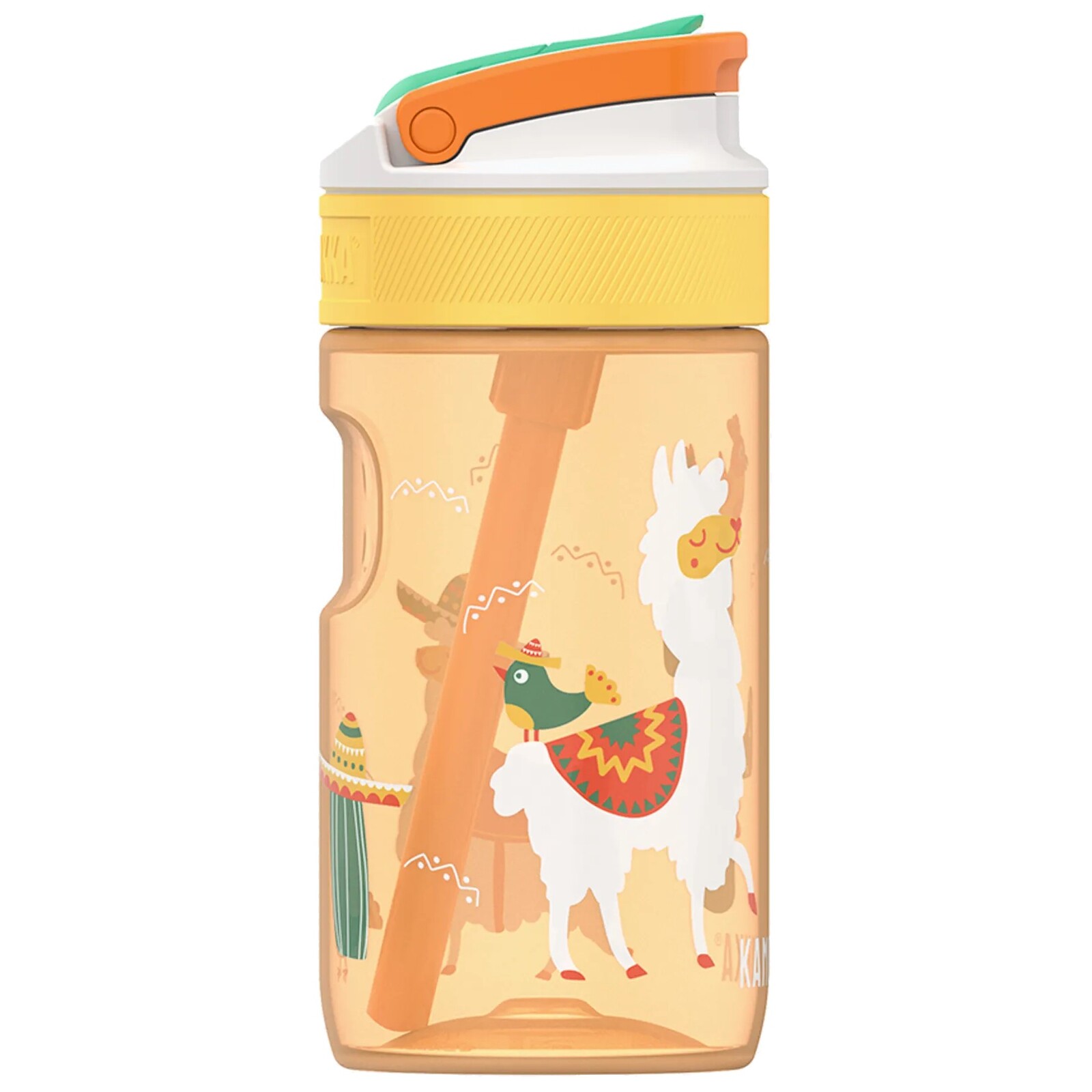 Láhev na vodu pro děti LAGOON 400 ml, mexican parade, tritan, Kambukka