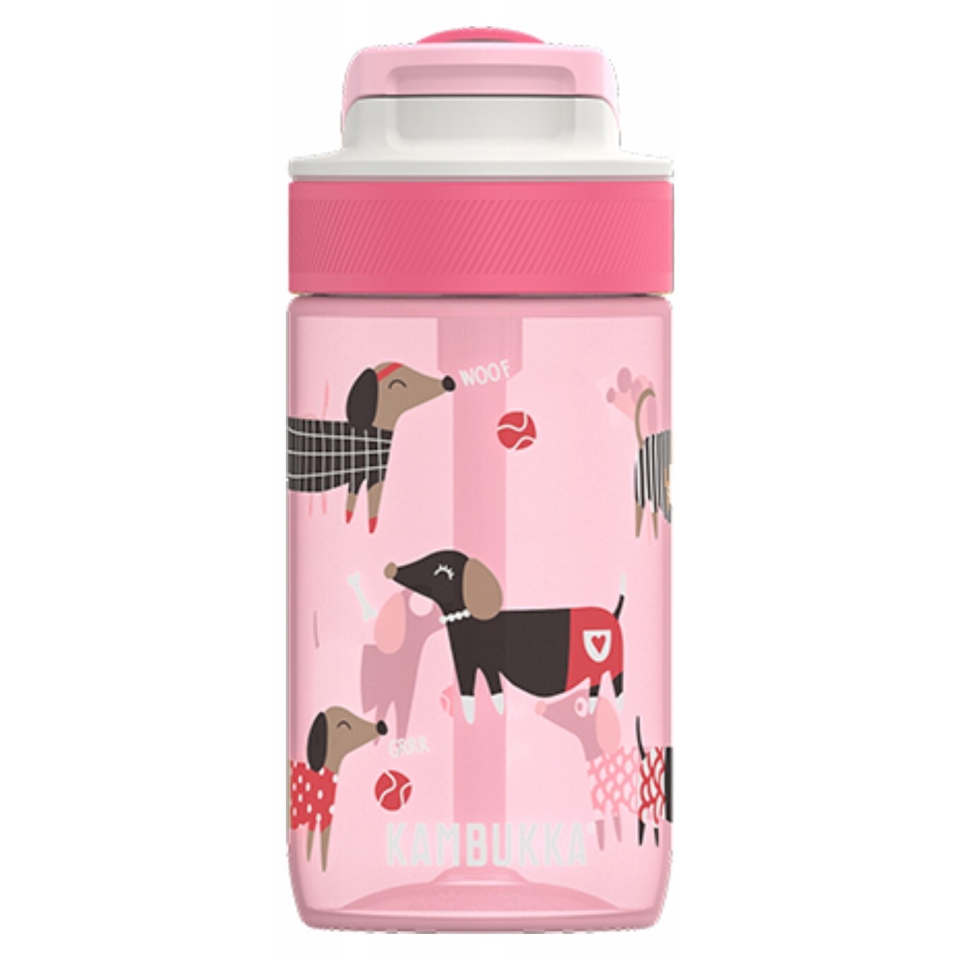 Láhev na vodu pro děti LAGOON 400 ml, diva dogs, tritan, Kambukka