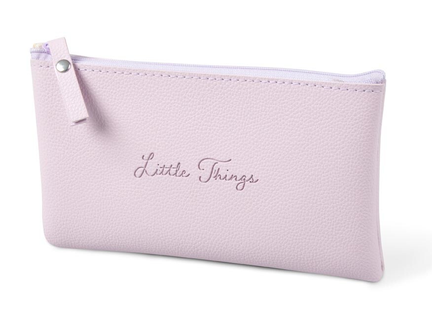 MFP 8071383 Gifty - Penál etue plochá Little things old pink 21x8cm