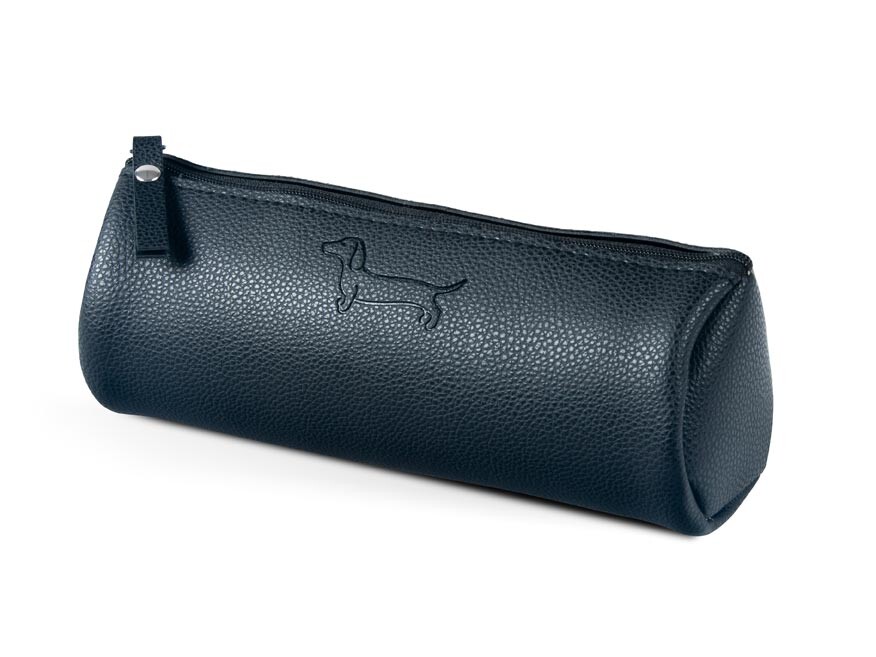 MFP 8071386 Penál etue válcová Sausage Dog black 7x20cm