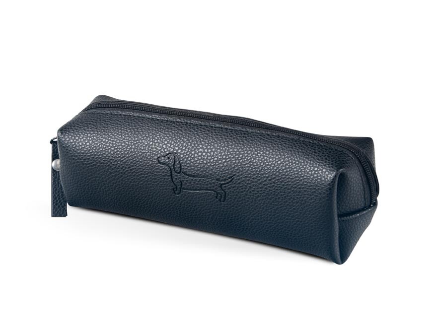 MFP 8071373 Penál etue mini cube Sausage Dog black 5,5x,5,5x19cm