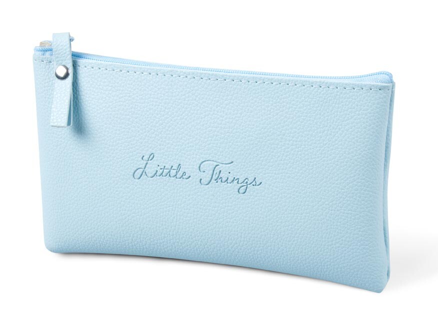 MFP 8071382 Gifty - Penál etue plochá Little things light blue 21x8cm